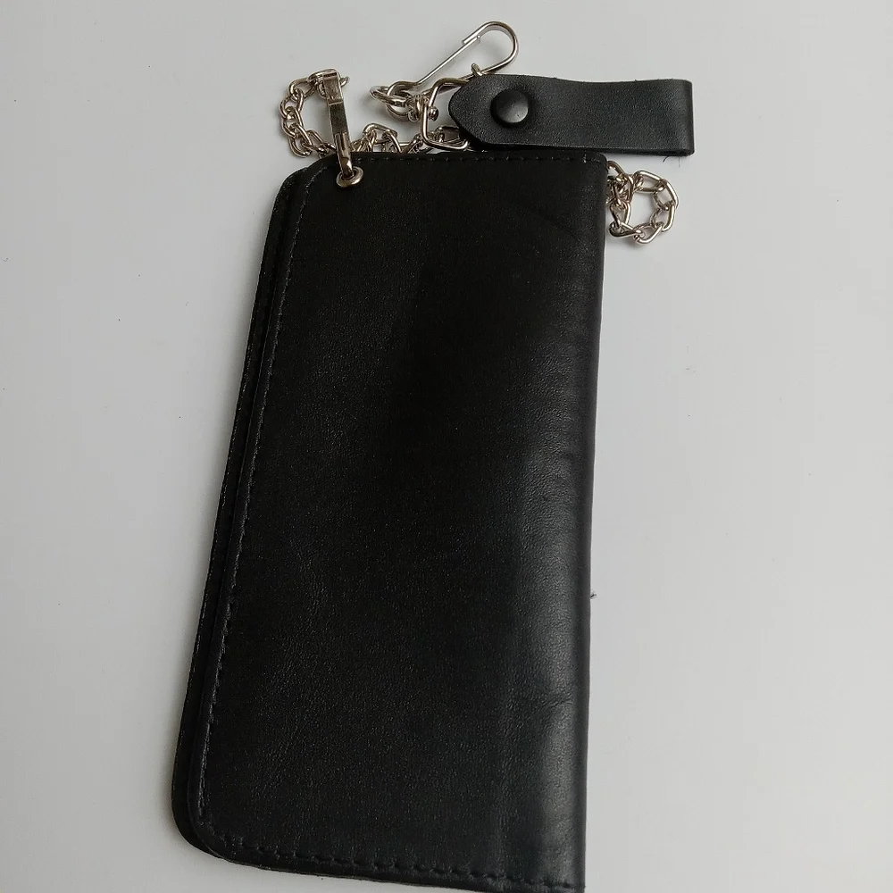 Men's Western Wallet Genuine Leather Hand Crafted Bifold Cowboy Rodeo Wallet‎